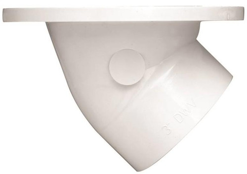 Oatey- Closet Flange- 3" 4"- PVC- 45 Deg Angle