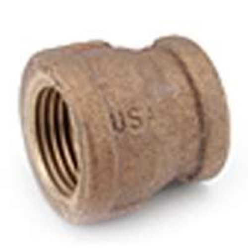 Brass Pipe- Fittings- 3/4" x 1/2"- Coupling