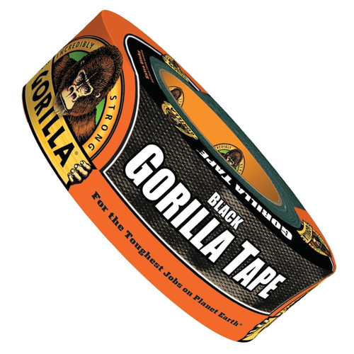 Gorilla Tape- 1.88" x 10 Yards Black- Duct Tape