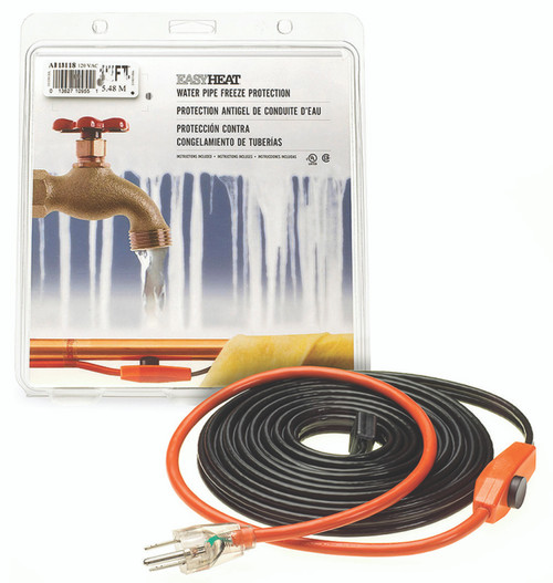 Water Pipe Electric Freeze Protection Cable- 15'