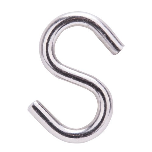 S Hook- 2-1/2" Stainless Steel