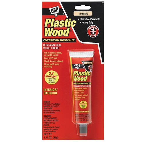 Plastic Wood- Natural-  1.87 Oz- Tube Solvent Based