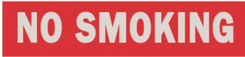 No Smoking Sign- 8" x 2"