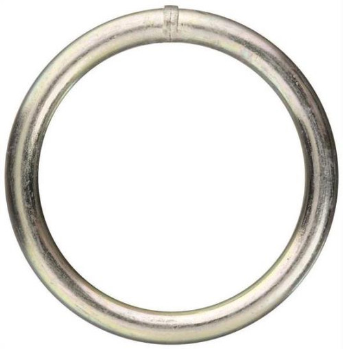 Welded Ring- Steel- Zinc Plated- 2"