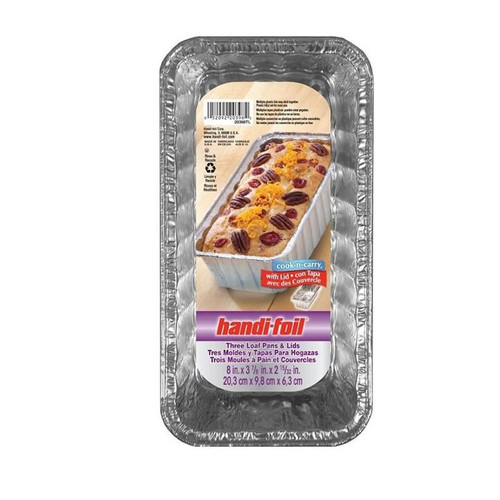 Disposable Loaf Pan 3 Pack