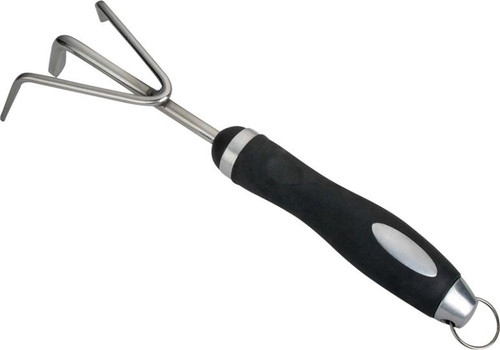 Garden Cultivator- 11-3/4"- 3 Tine- Stainless Steel