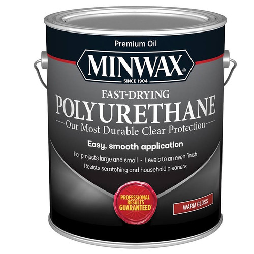 Minwax- Polyurethane- Satin- Clear- Gallon