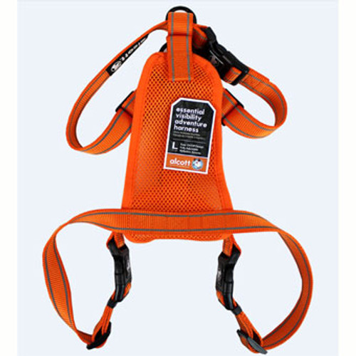 Dog Harness- Neon Orange- Large