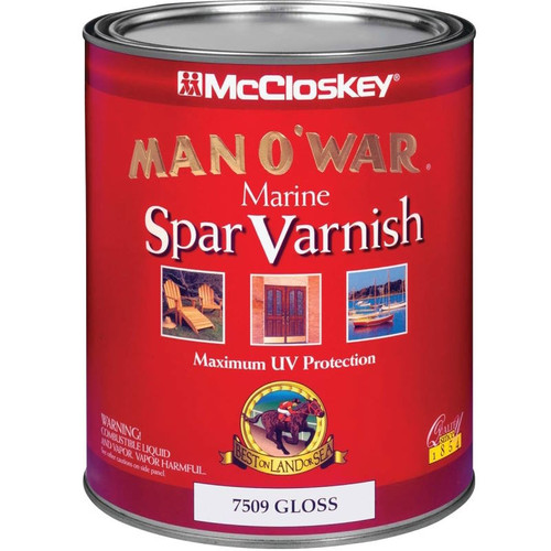 McCloskey- Man-O-War- Spar Varnish- Gloss- Quart