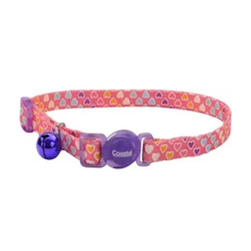 Cat Collar- 3/8" x 8 to 12" Pink