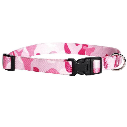Cat Collar- 3/8" x 8 - 10"  Green/Yellow With Blue Bell & Clear Break Away Buckle