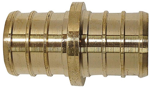 PEX- 3/4"- Barb- Coupling- Brass