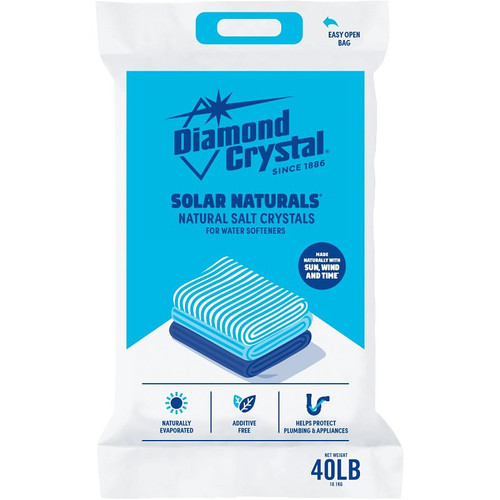 Water Softener Solar Salt- Crystals- 40 Lb