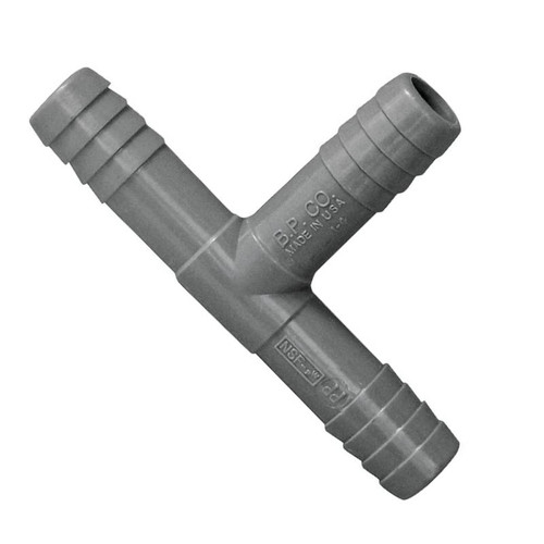 Barbed Fittings-  1/2"- Tee- Polypropylene