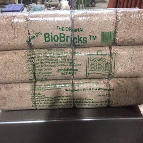 Wood Stove Fuel Bio Brick Bricks- 12 Pack- 24 Lb Pack