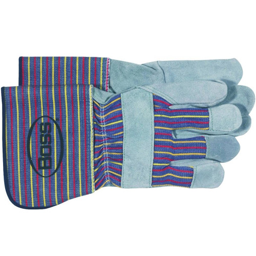 Gloves- Leather Palm Large