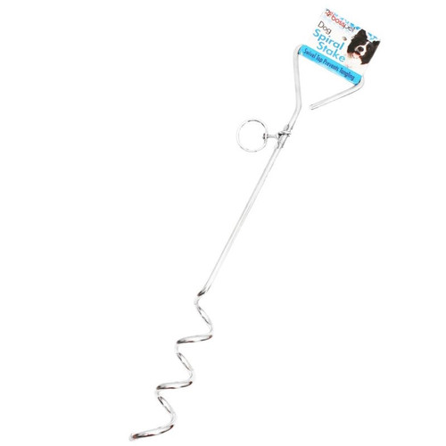 Dog/Pet Tie Out Stake- Corkscrew Style- 18"