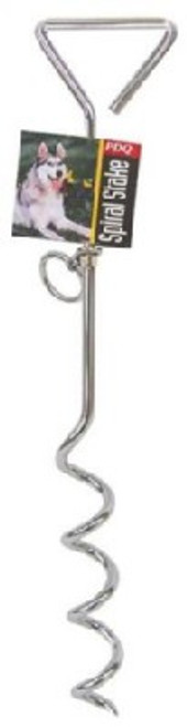 Dog/Pet Tie Out Stake- Corkscrew Style- 18"