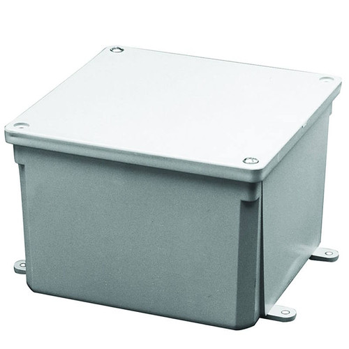 Junction Box- 6" x 6" x 4"- PVC
