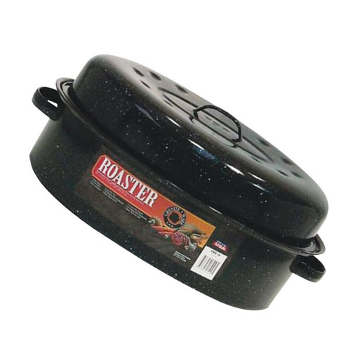 Granite Ware- 20 Lb Oval Roaster With Cover