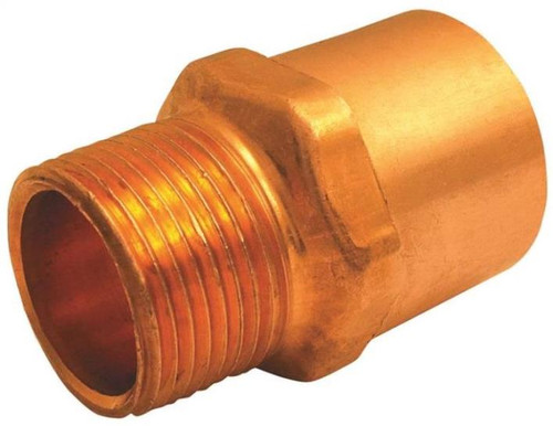 Copper Fittings- 1/2"- CXM- Adapter x 3/4" MPT