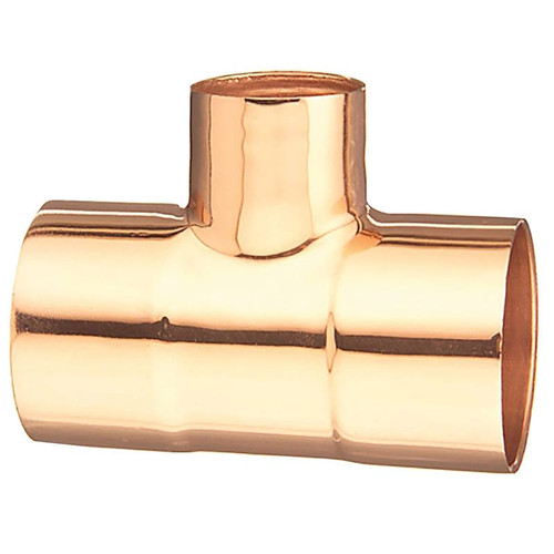 Copper Fittings- 1 1/4"- CXC- Reducing Tee- x 1"