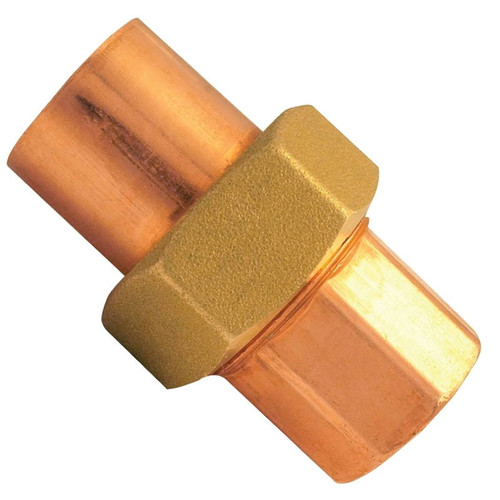 Copper Fittings- 3/4"- CXC- Union