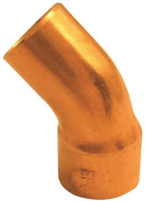 Copper Fittings- 3/4"- CXC- Elbow- 45 Deg- Street