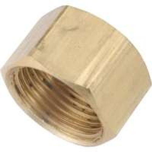 Compression Fittings- 1/4"- Cap- Brass