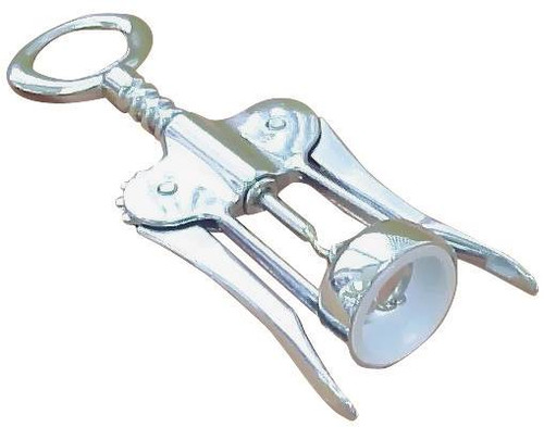 Corkscrew Winged- Stainless Steel- 7-1/2" Long