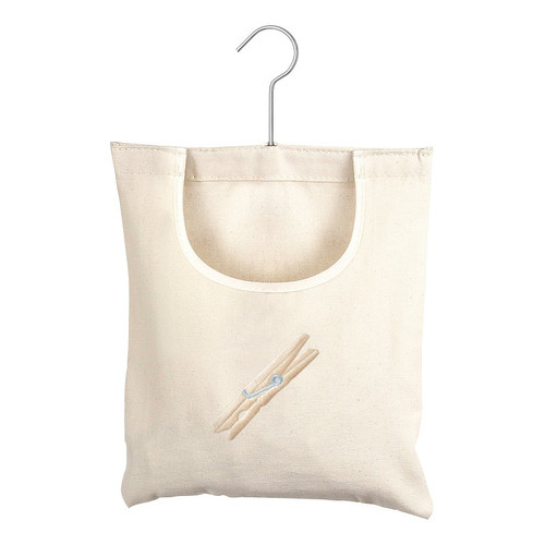 Clothespin Bag- 11.5" x 5.75"- Canvas