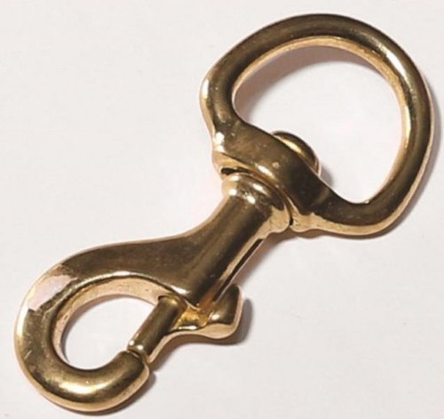 Snap Bolt Connector- Bronze- With 5/8" Swivel Eye