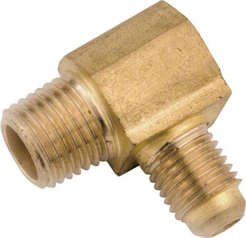 Flare Fittings- 3/8"- Elbow- x 3/8" MPT- Brass