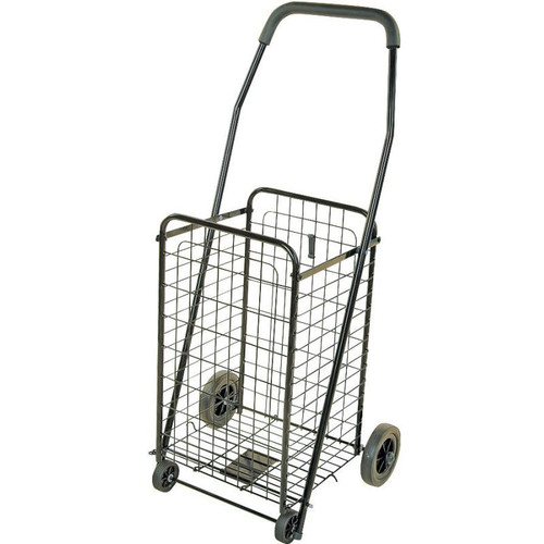 Shopping Cart-  85 Lb Capacity- Black