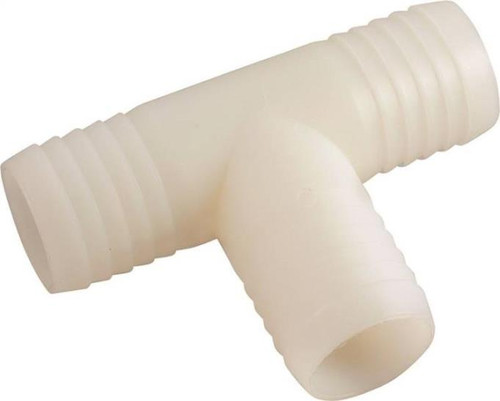 Vinyl Tube Insert Fittings- 3/8"- Tee- Nylon