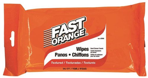 Hand Wipes- Orange Scented- 25 Pack