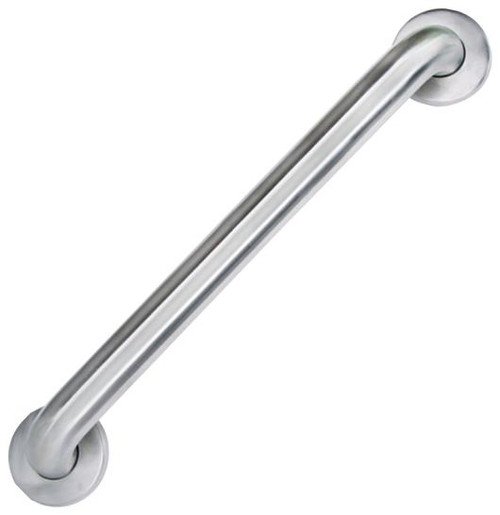 Safety Grab Bar- 16"- Stainless Steel- 1 1/2" Dia.