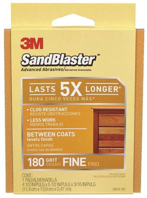 3M- Sand Blaster Sanding Pad- 180 Grit