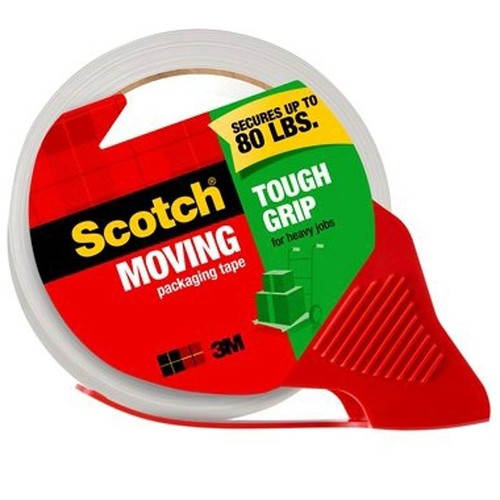 Packaging Tape With Dispenser- Clear- 1.88" x 38.2 Yards x 2.4 Mil