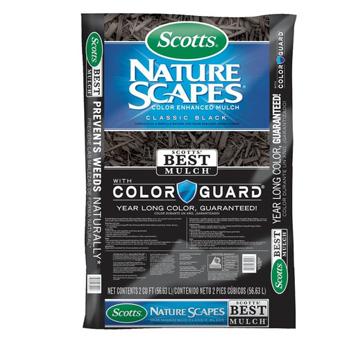 Mulch- Hardwood- Black- 1.5 Cu Ft