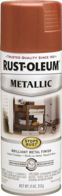 Rust-Oleum- Spray Paint- Metallic Copper- Satin- 11 Oz