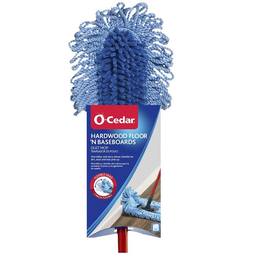 O-Cedar- 139431- Dust Mop- Flexible Microfiber Head- 59" Metal Handle