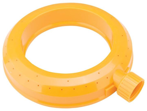 Lawn Sprinkler- Ring- Yellow Plastic