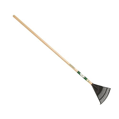 Shrub Rake- Poly Head- 15 Tine- Wood Handle - Surry General Store