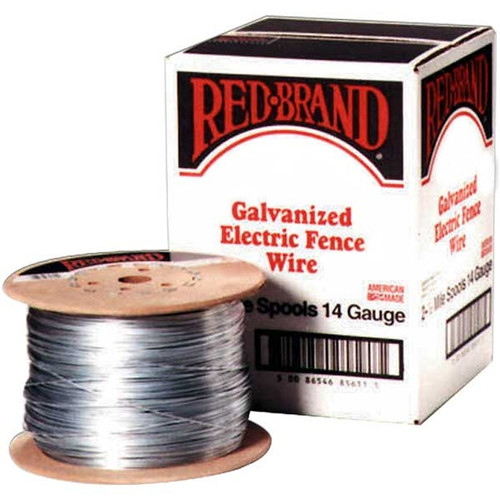 Electric Fence Wire 14 Ga x 1/2 Mile Galvanized Surry General Store
