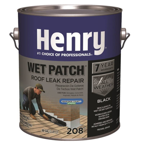 Henry Wet Dry Roof Cement Black Gallon Surry General Store