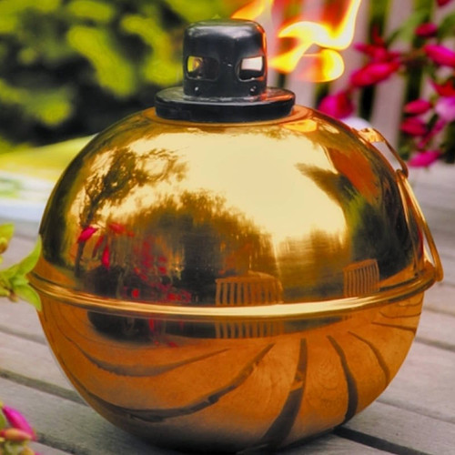 Patio Torch- Copper Plated Steel- 5.5