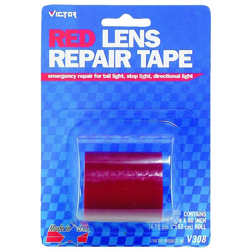 Automotive Tail Light Lens Repair Tape 2" x 60" Red Surry General