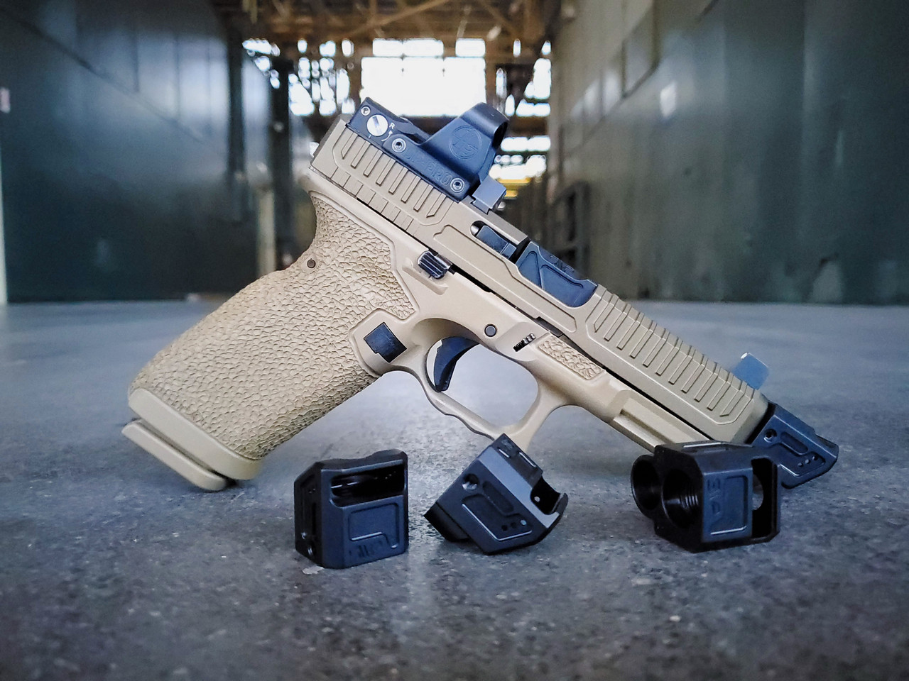 Glock rail mount compensator