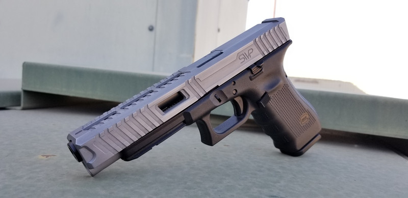 TRACTION V1 CUT BLANK SLIDE  - COMPATIBLE WITH GLOCK PISTOLS